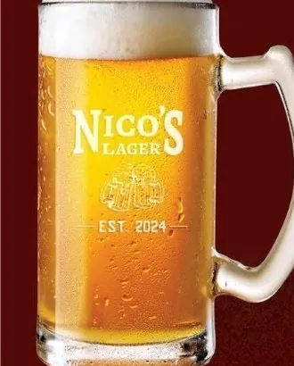A mug of Nico’s Lager